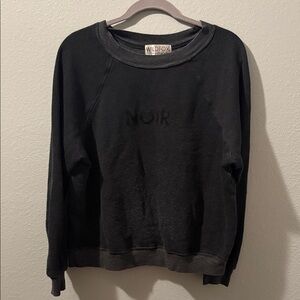 Wildfox Noir Black/Grey crewneck
